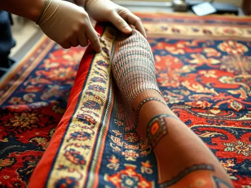 Antique Oriental rug cleaning