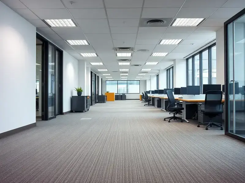 Commercial office carpet cleaning